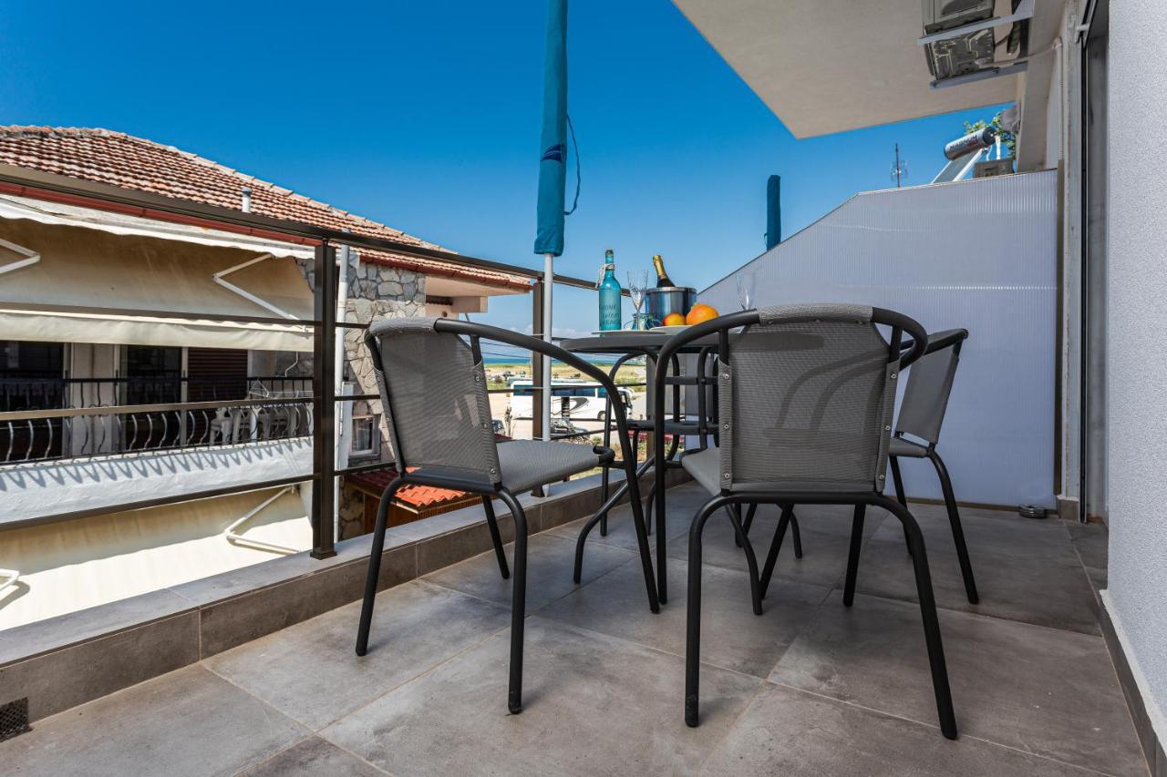 Halkidiki Beach Apartments 2 Nea Kalikratia Vergia Beach Nea Kallikrateia Eksteriør bilde