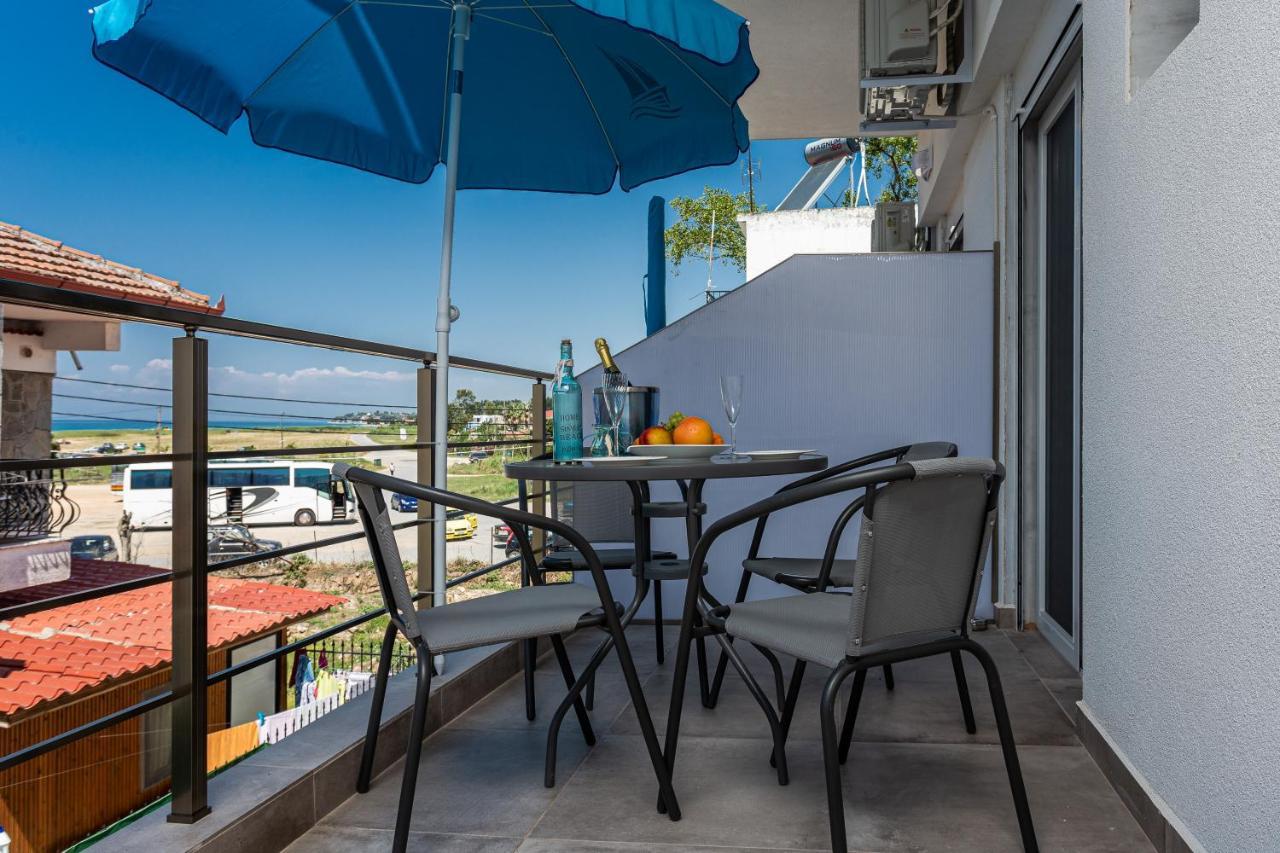 Halkidiki Beach Apartments 2 Nea Kalikratia Vergia Beach Nea Kallikrateia Eksteriør bilde